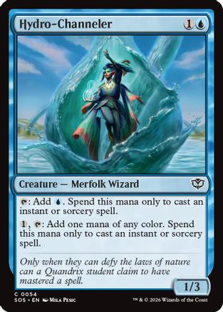 Hydro-Channeler (SOS-054) [Secrets of Strixhaven] Foil MTG Single Wizards of the Coast