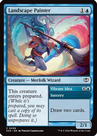 Landscape Painter (SOS-056) [Secrets of Strixhaven] Foil MTG Single Wizards of the Coast