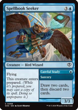 Spellbook Seeker (SOS-068) [Secrets of Strixhaven] MTG Single Wizards of the Coast
