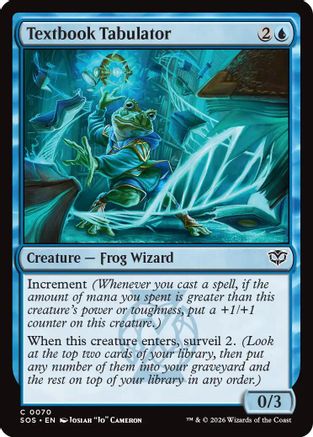 Textbook Tabulator (SOS-070) [Secrets of Strixhaven] MTG Single Wizards of the Coast