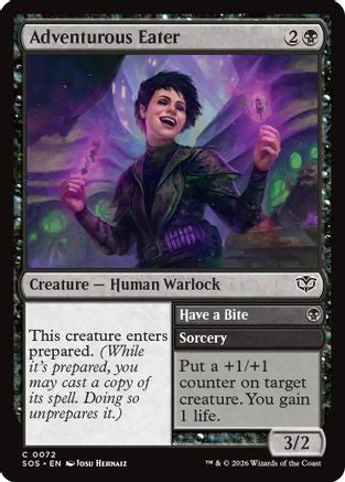 Adventurous Eater (SOS-072) [Secrets of Strixhaven] MTG Single Wizards of the Coast
