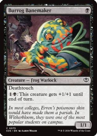 Burrog Banemaker (SOS-075) [Secrets of Strixhaven] Foil MTG Single Wizards of the Coast