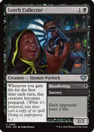 Leech Collector (SOS-088) [Secrets of Strixhaven] Foil MTG Single Wizards of the Coast