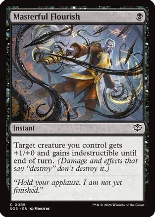 Masterful Flourish (SOS-089) [Secrets of Strixhaven] MTG Single Wizards of the Coast