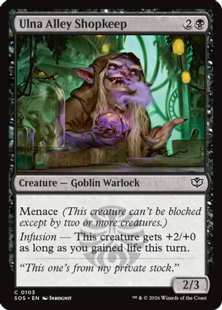Ulna Alley Shopkeep (SOS-103) [Secrets of Strixhaven] MTG Single Wizards of the Coast