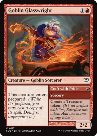 Goblin Glasswright (SOS-117) [Secrets of Strixhaven] MTG Single Wizards of the Coast