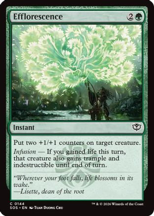 Efflorescence (SOS-144) [Secrets of Strixhaven] MTG Single Wizards of the Coast