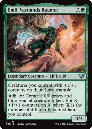 Emil, Vastlands Roamer (SOS-146) [Secrets of Strixhaven] MTG Single Wizards of the Coast
