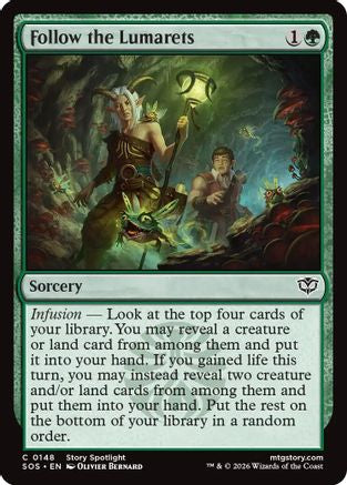 Follow the Lumarets (SOS-148) [Secrets of Strixhaven] Foil MTG Single Wizards of the Coast
