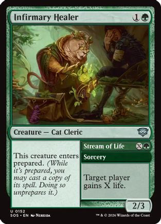 Infirmary Healer (SOS-152) [Secrets of Strixhaven] MTG Single Wizards of the Coast