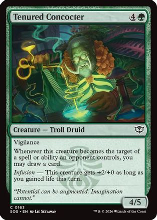 Tenured Concocter (SOS-163) [Secrets of Strixhaven] MTG Single Wizards of the Coast