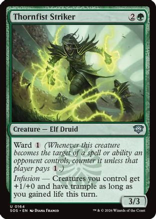 Thornfist Striker (SOS-164) [Secrets of Strixhaven] MTG Single Wizards of the Coast