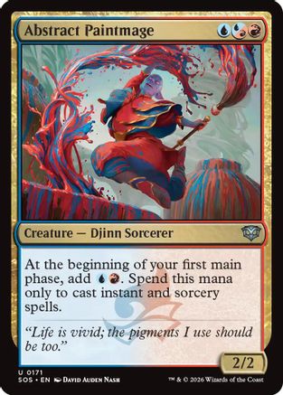 Abstract Paintmage (SOS-171) [Secrets of Strixhaven] MTG Single Wizards of the Coast