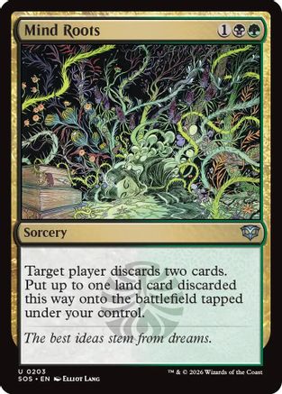 Mind Roots (SOS-203) [Secrets of Strixhaven] MTG Single Wizards of the Coast