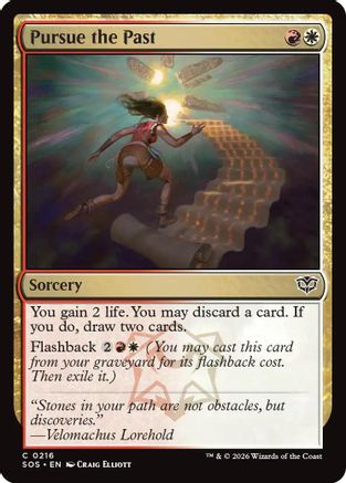 Pursue the Past (SOS-216) [Secrets of Strixhaven] Foil MTG Single Wizards of the Coast