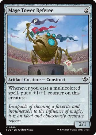 Mage Tower Referee (SOS-249) [Secrets of Strixhaven] MTG Single Wizards of the Coast