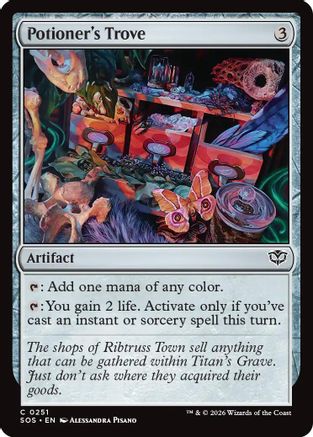 Potioner's Trove (SOS-251) [Secrets of Strixhaven] MTG Single Wizards of the Coast