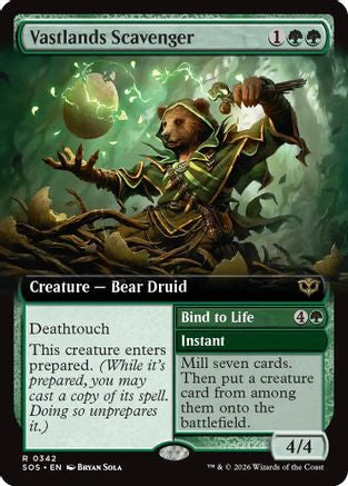 Vastlands Scavenger (SOS-342) [Secrets of Strixhaven] Foil MTG Single Wizards of the Coast