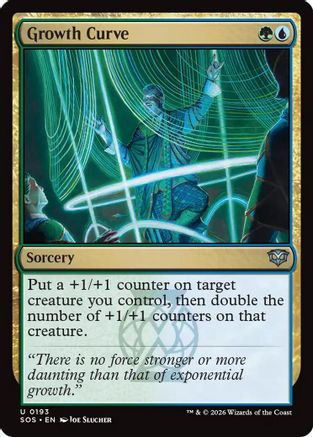 Growth Curve (SOS-193) [Secrets of Strixhaven] MTG Single Wizards of the Coast