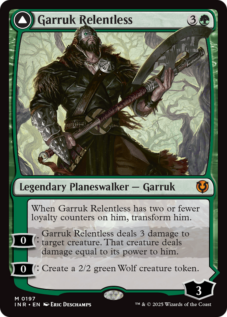 Garruk Relentless (INR-197) [Innistrad Remastered] MTG Single Wizards of the Coast