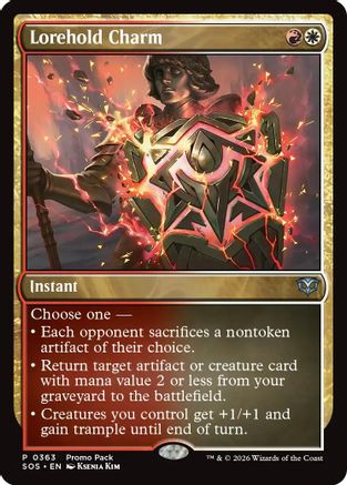 Lorehold Charm (PPSOS-363) [Promo Pack: Secrets of Strixhaven] MTG Single Wizards of the Coast