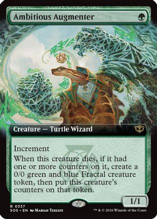 Ambitious Augmenter (SOS-337) [Secrets of Strixhaven] MTG Single Wizards of the Coast