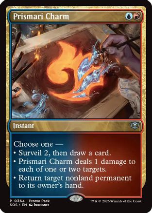 Prismari Charm (PPSOS-364) [Promo Pack: Secrets of Strixhaven] MTG Single Wizards of the Coast