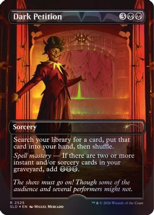 Dark Petition (SLD-2525) [Secret Lair] Drop Series Foil MTG Single Wizards of the Coast