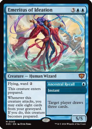 Emeritus of Ideation (PPSOS-045) [Promo Pack: Secrets of Strixhaven] Foil MTG Single Wizards of the Coast