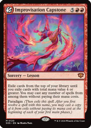 Improvisation Capstone (PPSOS-120) [Promo Pack: Secrets of Strixhaven] MTG Single Wizards of the Coast