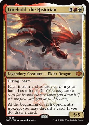 Lorehold, the Historian (PPSOS-201) [Promo Pack: Secrets of Strixhaven] MTG Single Wizards of the Coast