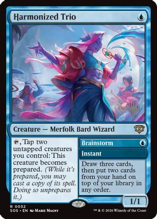 Harmonized Trio (PPSOS-052) [Promo Pack: Secrets of Strixhaven] MTG Single Wizards of the Coast