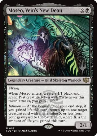 Moseo, Vein's New Dean (PPSOS-091) [Promo Pack: Secrets of Strixhaven] MTG Single Wizards of the Coast
