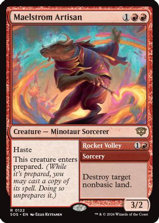 Maelstrom Artisan (PPSOS-122) [Promo Pack: Secrets of Strixhaven] MTG Single Wizards of the Coast