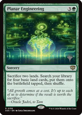 Planar Engineering (PPSOS-158) [Promo Pack: Secrets of Strixhaven] Foil MTG Single Wizards of the Coast