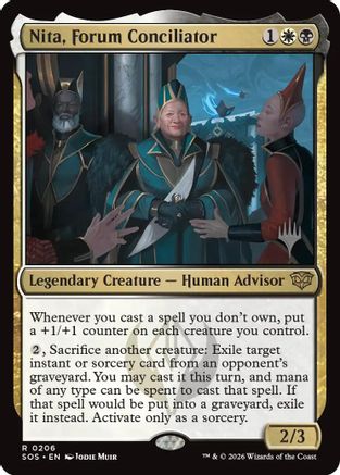 Nita, Forum Conciliator (PPSOS-206) [Promo Pack: Secrets of Strixhaven] MTG Single Wizards of the Coast