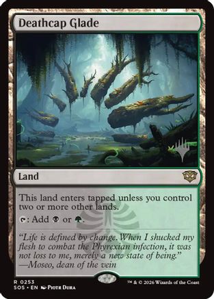 Deathcap Glade (PPSOS-253) [Promo Pack: Secrets of Strixhaven] MTG Single Wizards of the Coast