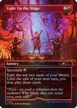Light Up the Stage (SLD-2528) [Secret Lair] Drop Series Foil MTG Single Wizards of the Coast