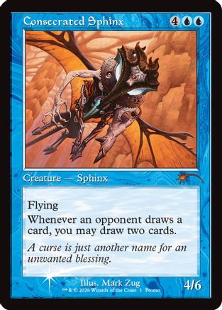 Consecrated Sphinx (MFP-001) [Misc] MagicFest Cards Foil