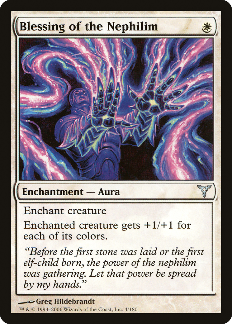 Blessing of the Nephilim (DIS-004) [Dissension] MTG Single Wizards of the Coast