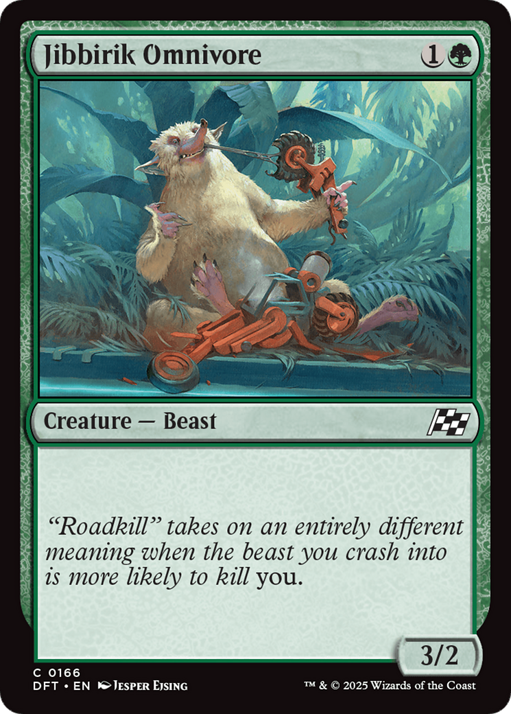 Jibbirik Omnivore (DFT-166) [Aetherdrift] MTG Single Wizards of the Coast