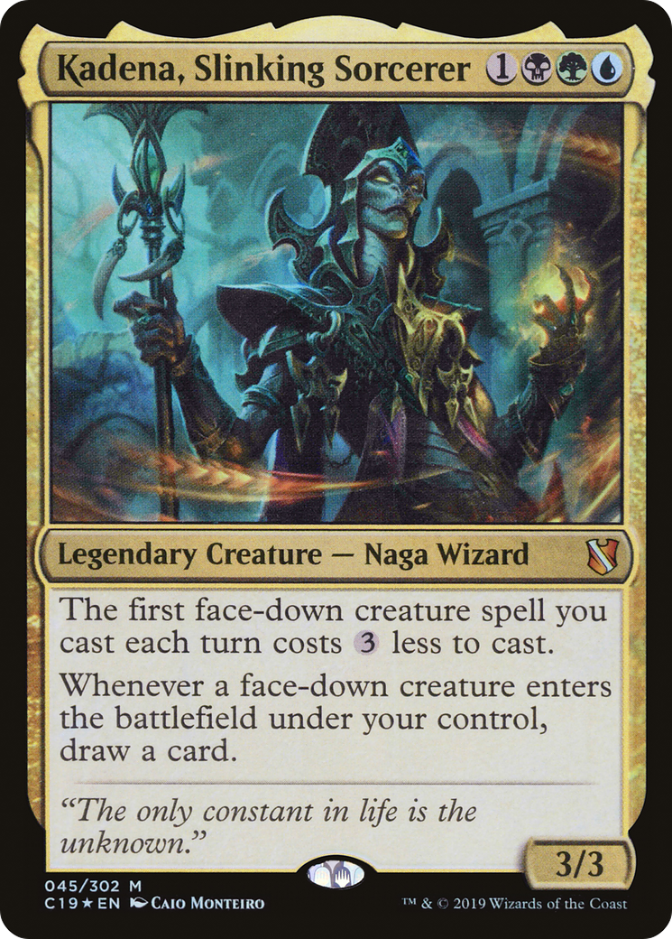 Kadena, Slinking Sorcerer (C19-045) [Commander 2019] Foil MTG Single Wizards of the Coast