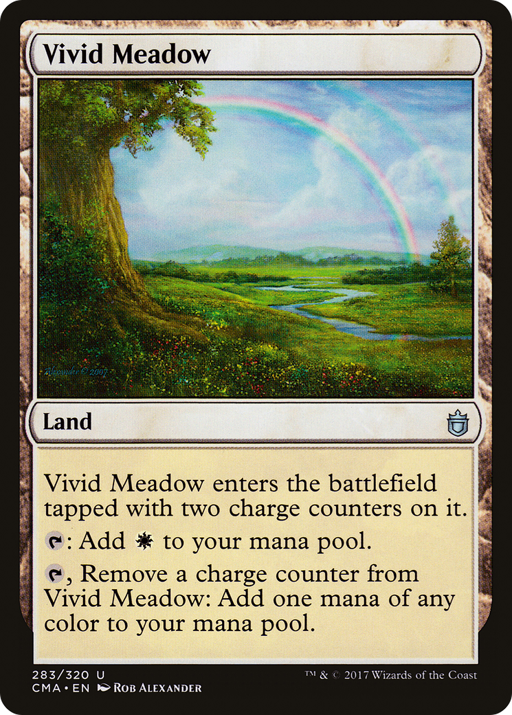 Vivid Meadow (CMA-283) [Commander Anthology] MTG Single Wizards of the Coast