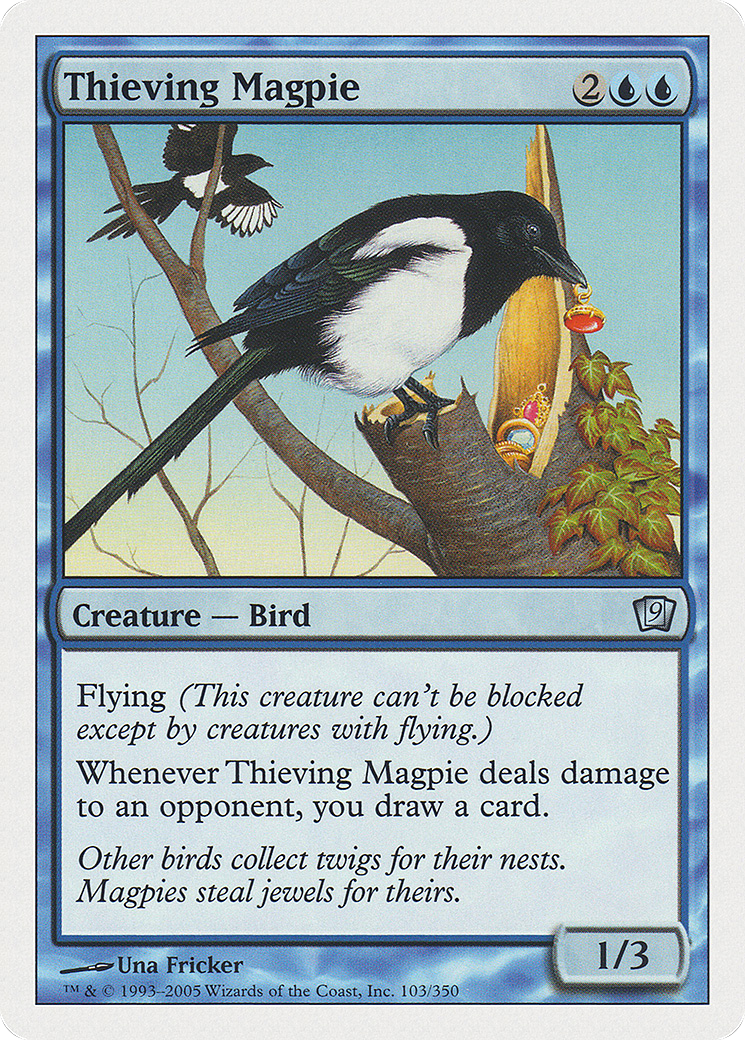 Thieving Magpie (9ED-103) [9th Edition] Foil MTG Single Wizards of the Coast