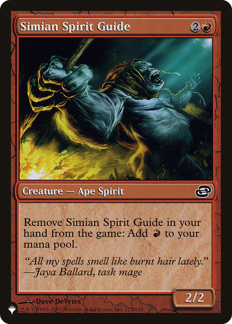 Simian Spirit Guide (LIST-PLC-122) [The List] (colorshifted) MTG Single Magic: The Gathering