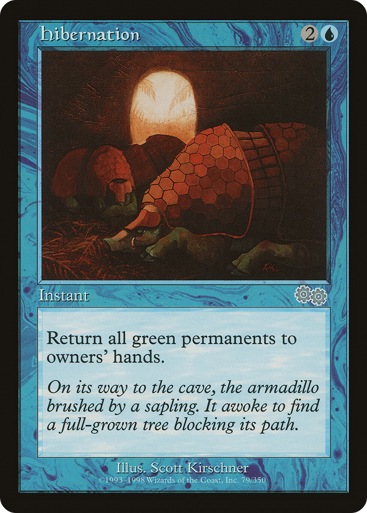 Hibernation (USG-079) [Urza's Saga] MTG Single Wizards of the Coast