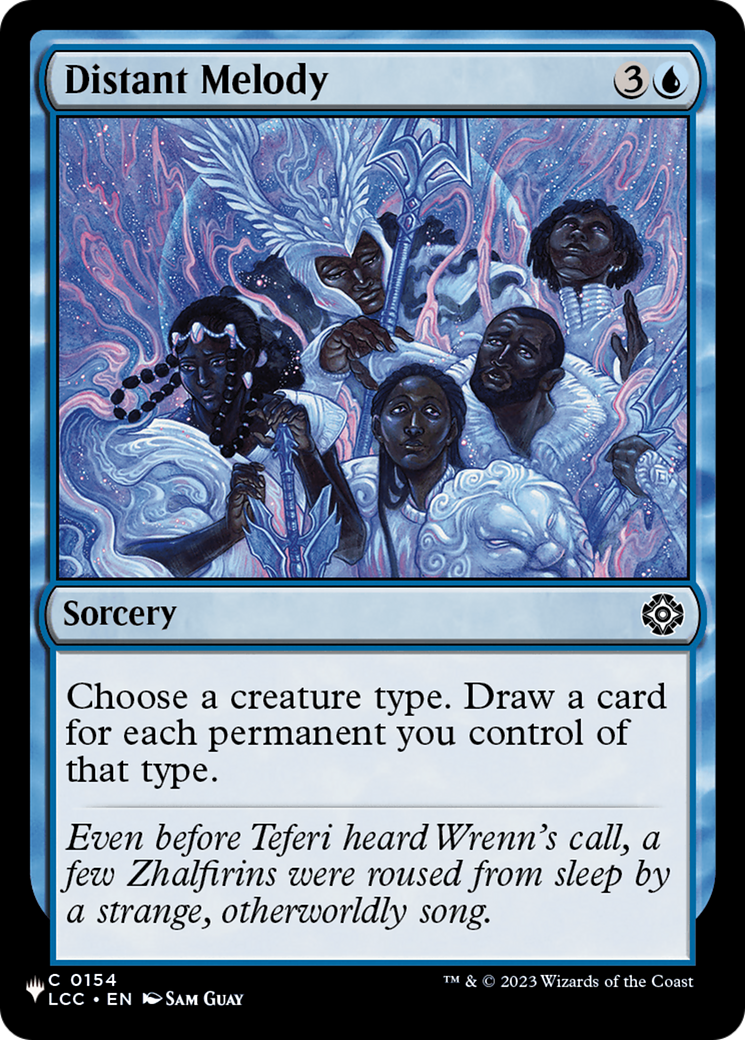Distant Melody (LIST-LCC-154) [Mystery Booster] The List MTG Single Wizards of the Coast