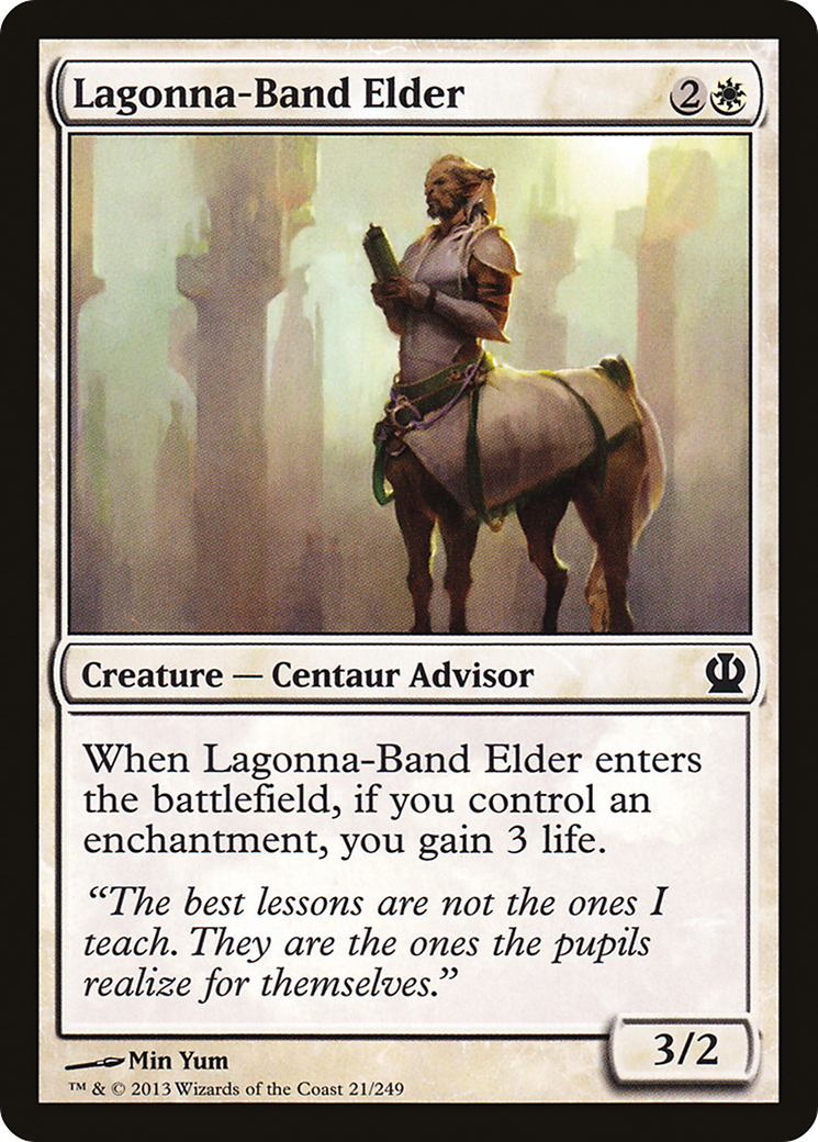 Lagonna-Band Elder (THS-021) [Theros] MTG Single Wizards of the Coast