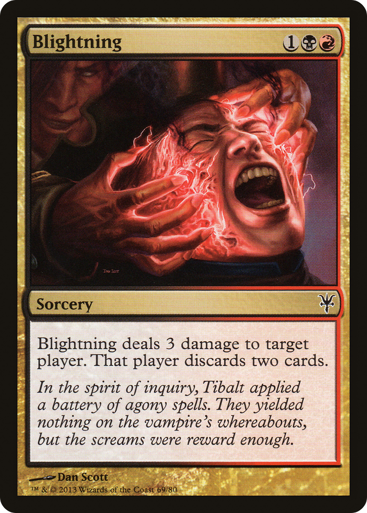 Blightning (DDK-069) [Misc] Duel Decks: Sorin vs. Tibalt MTG Single Wizards of the Coast