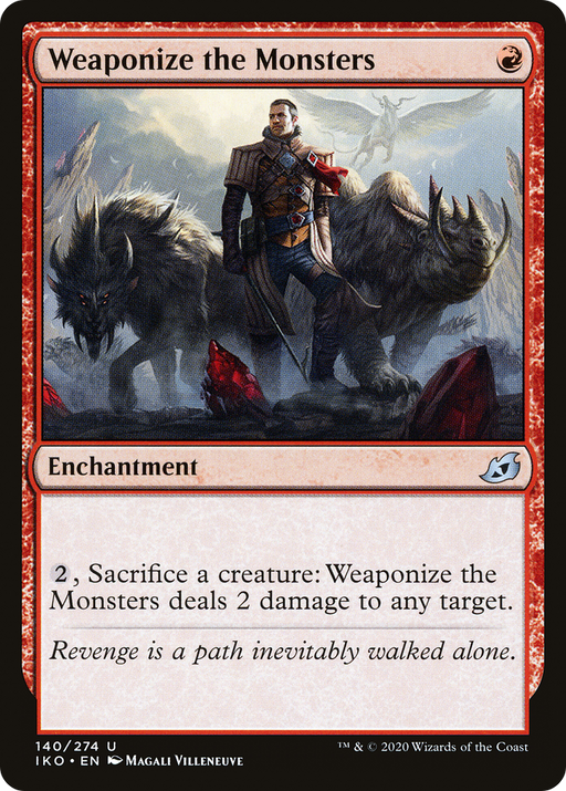 Weaponize the Monsters (IKO-140) [Ikoria: Lair of Behemoths] MTG Single Wizards of the Coast